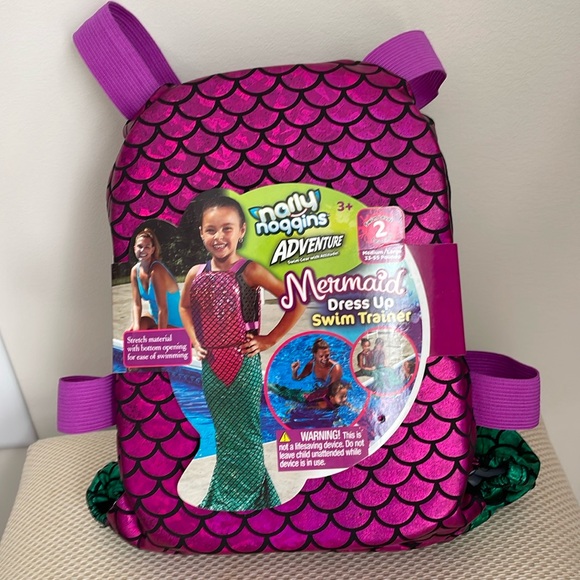 Nearly Noggins mermaid dress up swim trainer - Picture 1 of 4